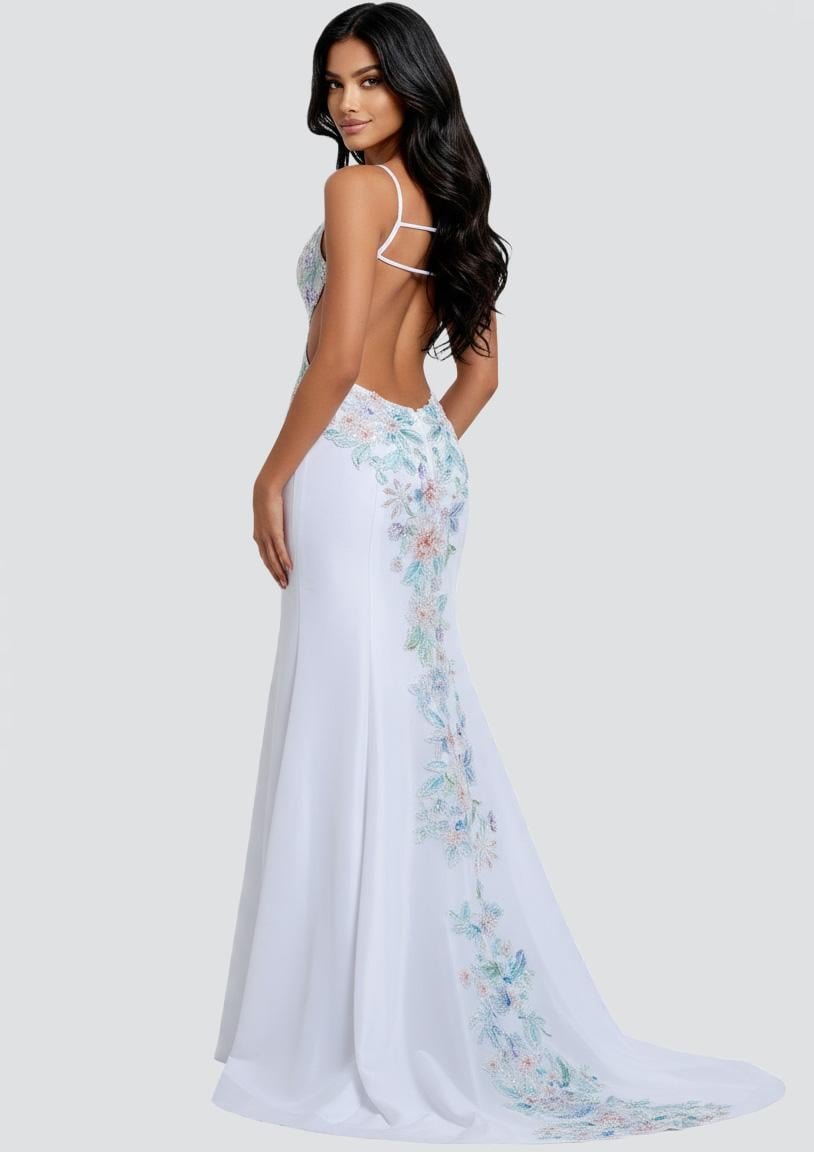 Jovani 48176 — Off White/Multi