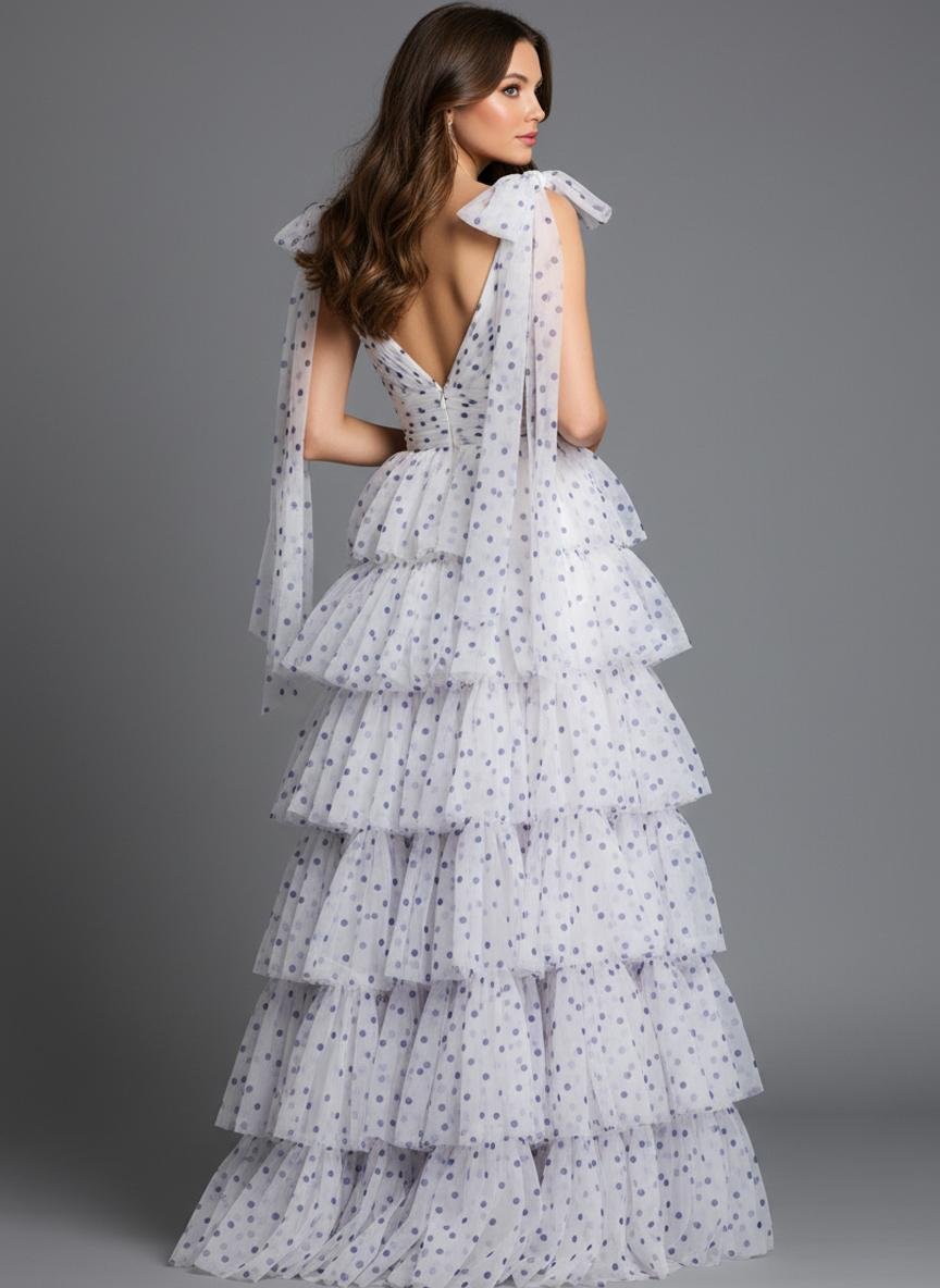 Jovani 49358 — Off White/Purple