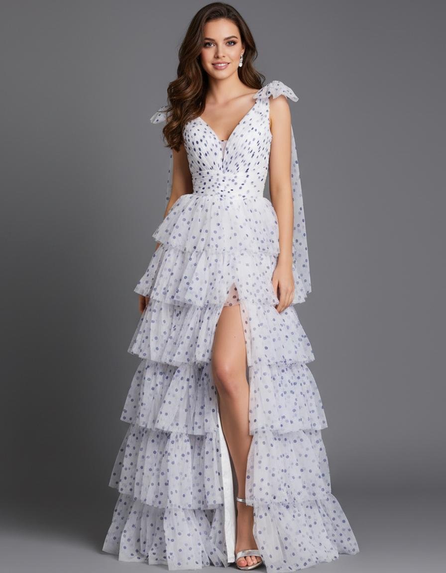 Jovani 49358 — Off White/Purple