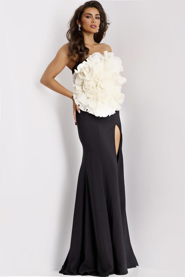 Jovani 45450 — Offwhite/Black