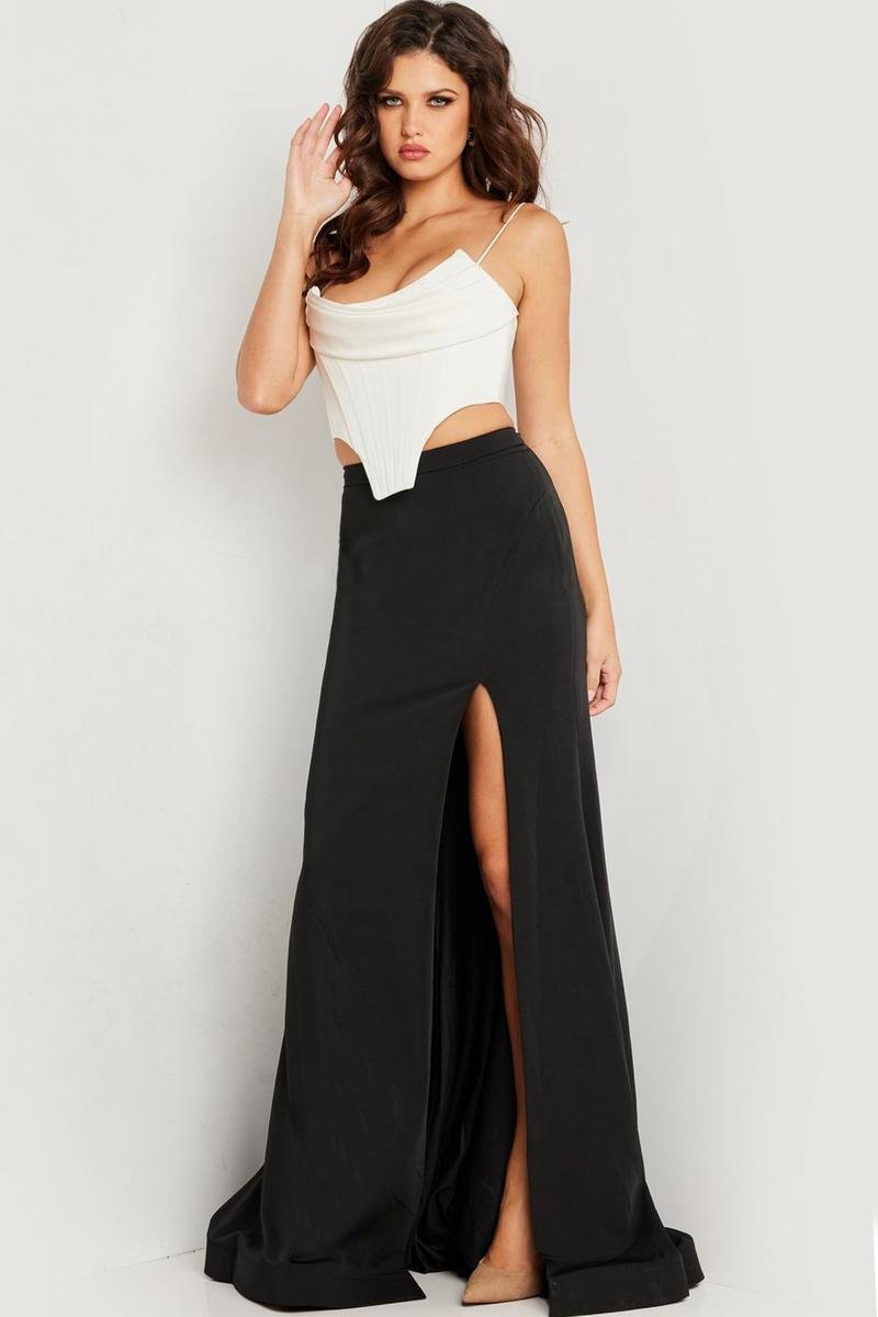 Jovani 37234 — Offwhite/Black
