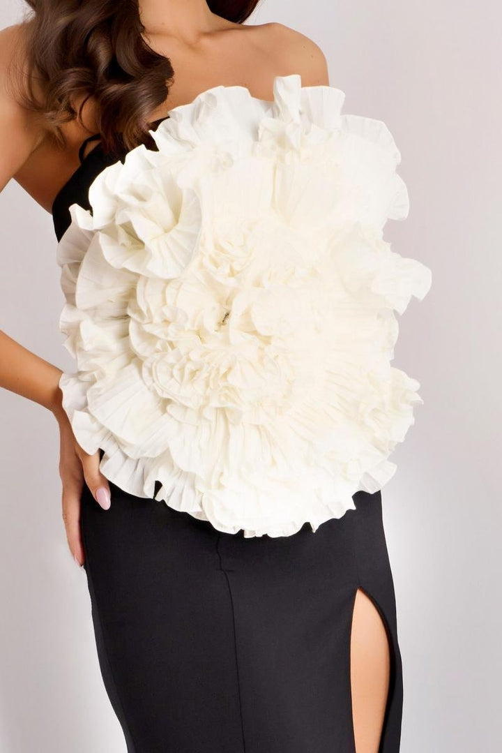 Jovani 45450 — Offwhite/Black