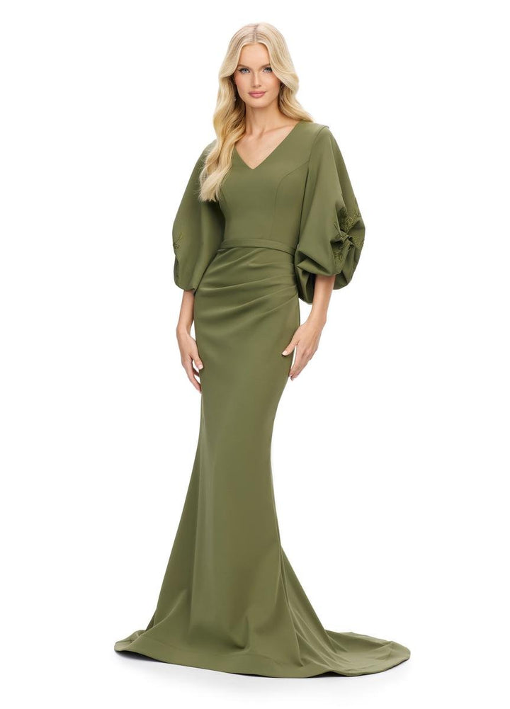 Ashley Lauren 11740 Olive Prom Dress