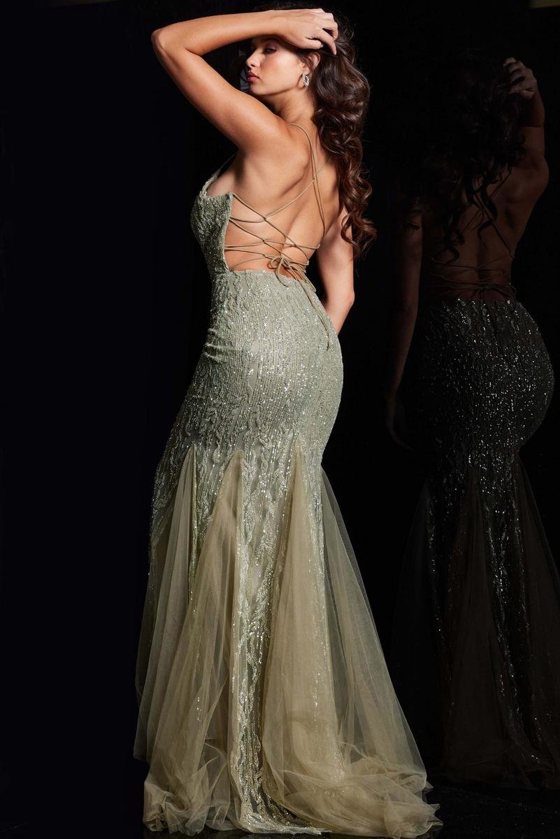 Jovani 39292 — Olive