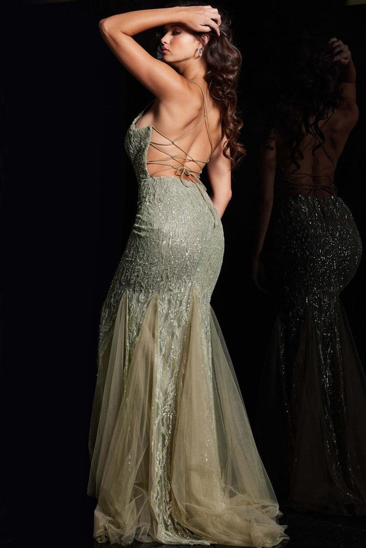 Jovani 39292 — Olive
