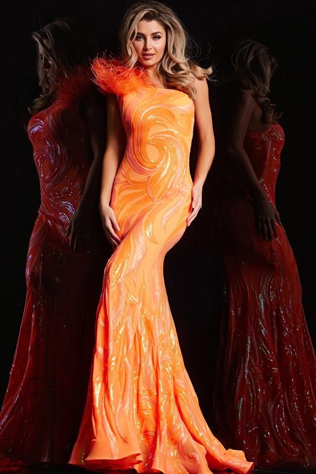 Jovani 32596 — Orange