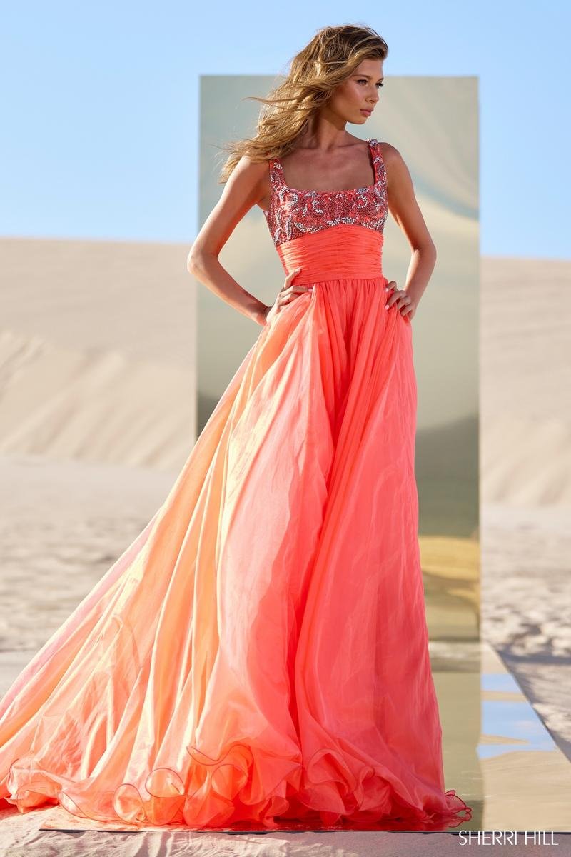 Sherri Hill 56141 — Orange