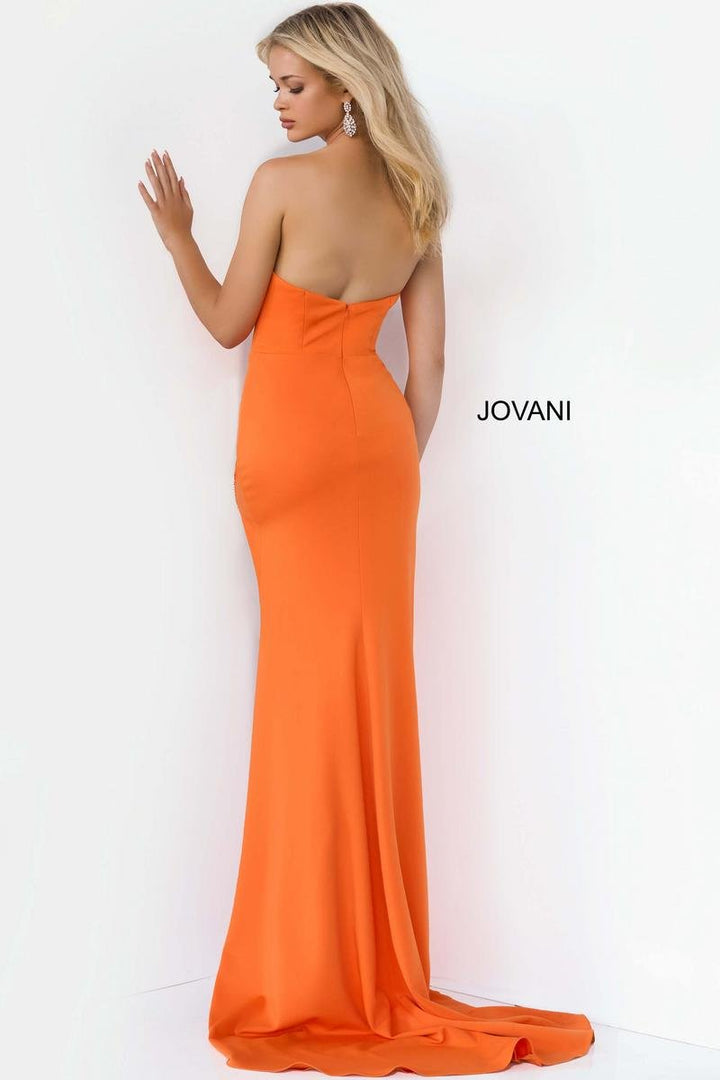Jovani 07323 Orange Prom Dress