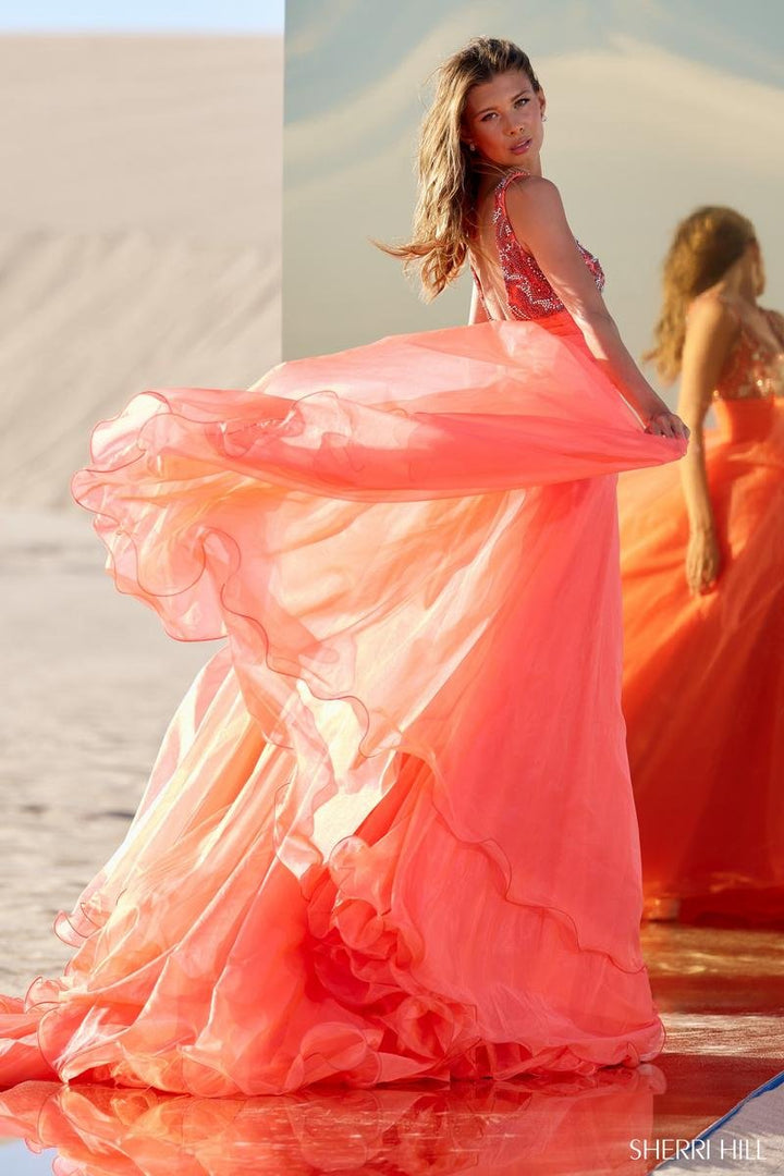 Sherri Hill 56141 — Orange