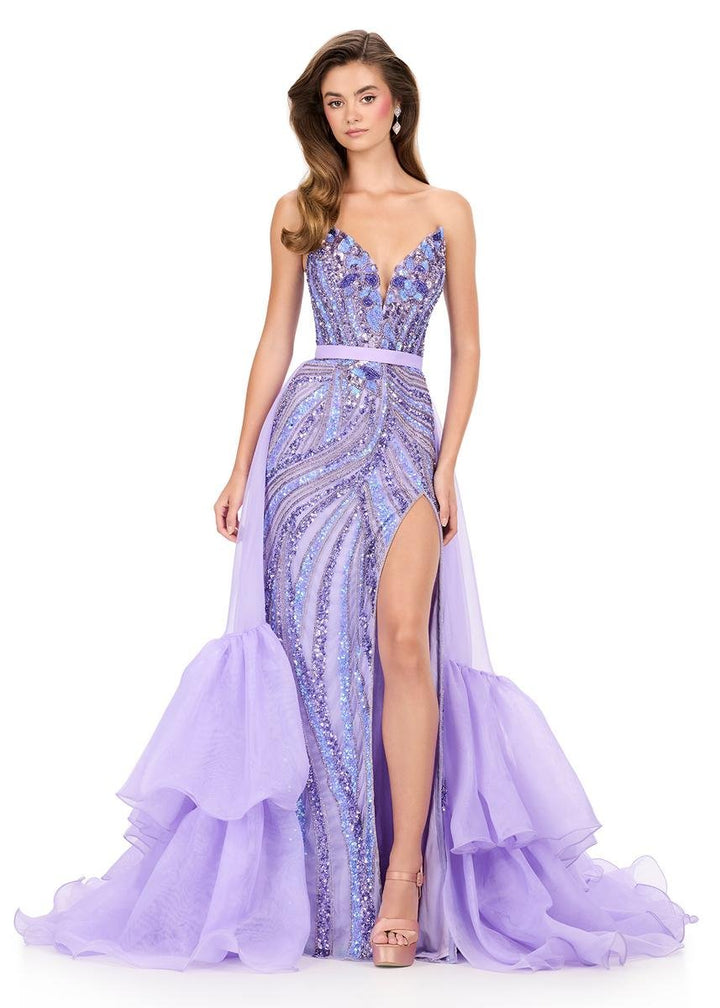 Ashley Lauren 12294 Orchid Prom Dress