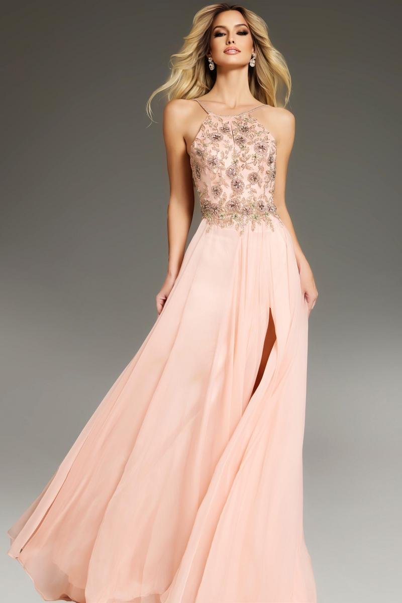 Jovani 38509 — Peach