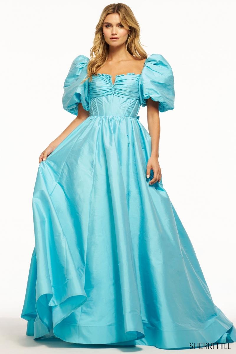 Sherri Hill 55979 Peacock Prom Dress