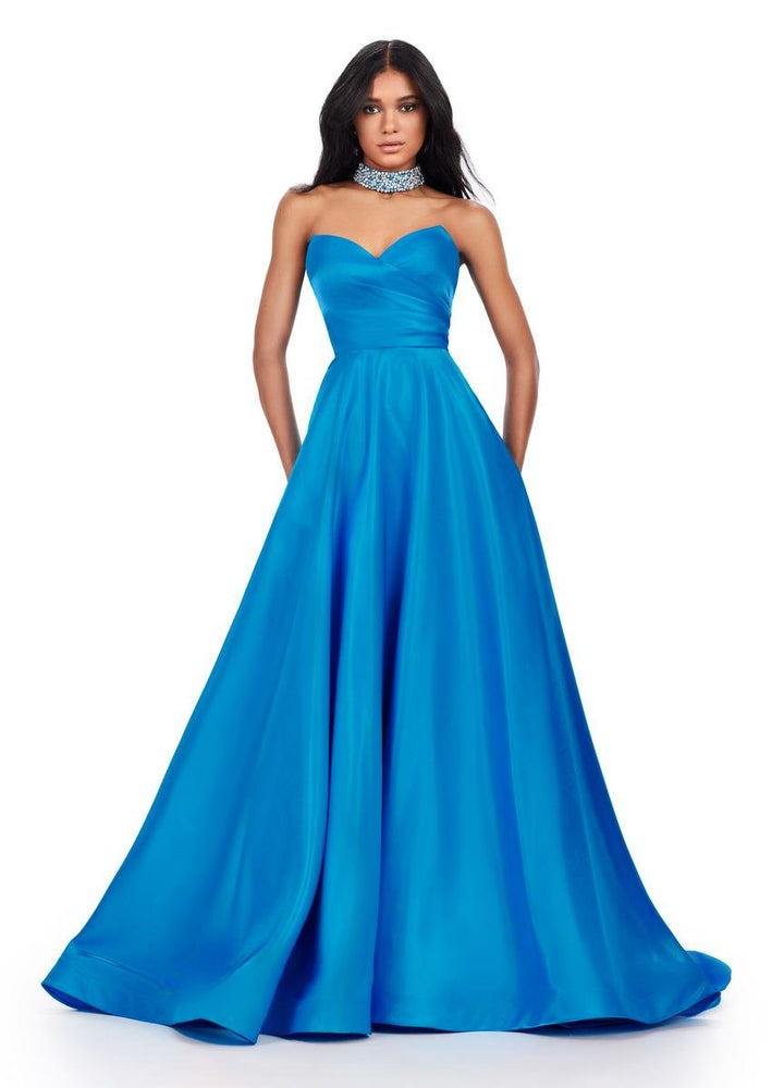 Ashley Lauren 11473 Peacock Prom Dress
