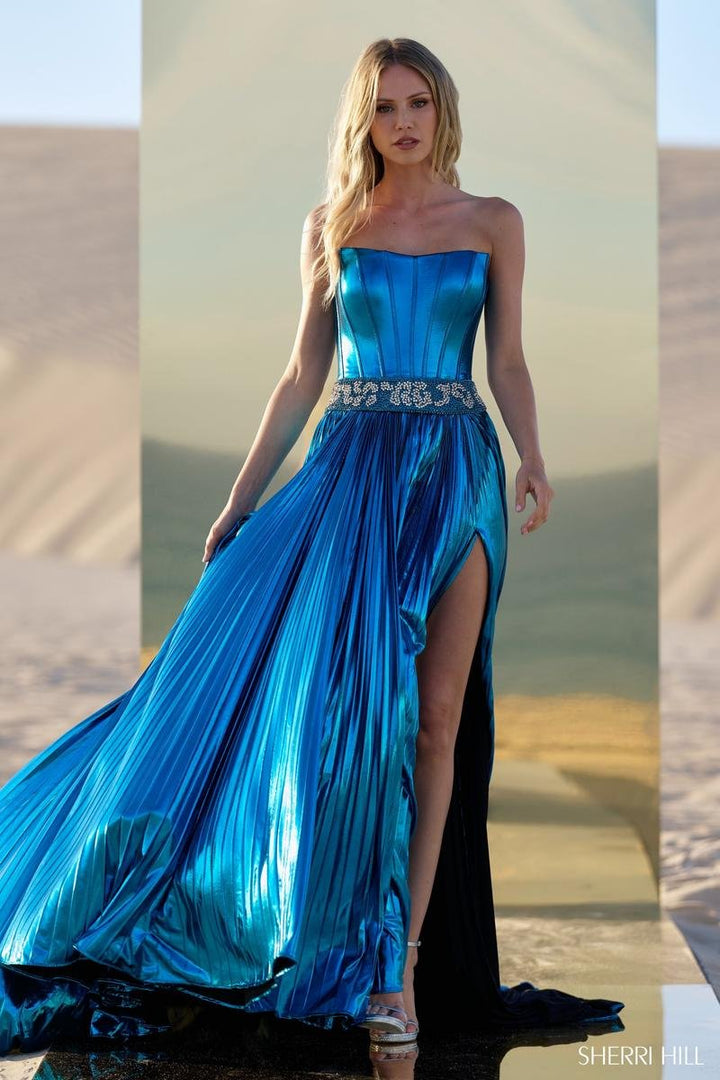 Sherri Hill 56522 — Peacock