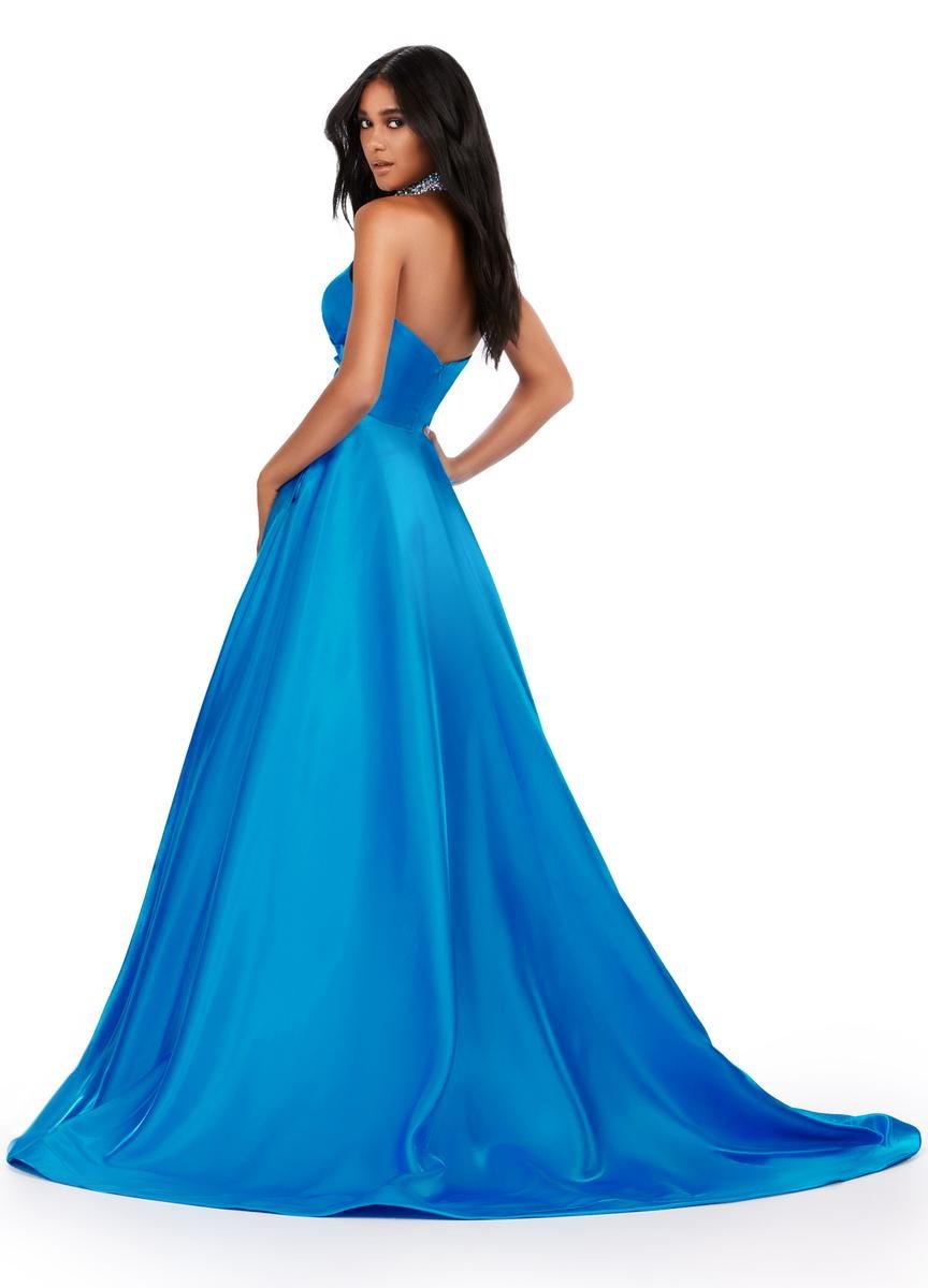 Ashley Lauren 11473 Peacock Prom Dress