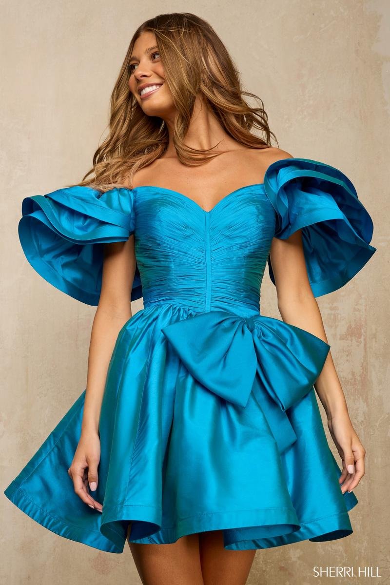 Sherri Hill 57439 — Peacock