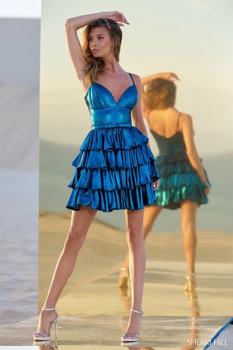 Sherri Hill 56824 — Peacock
