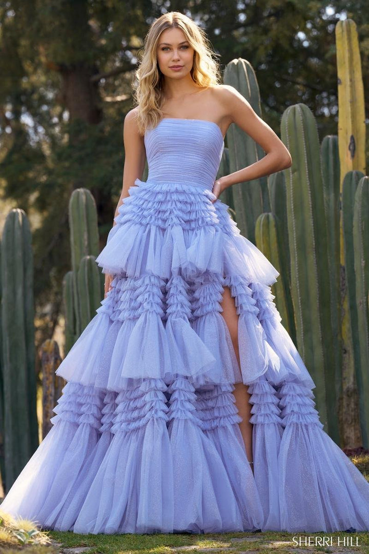 Sherri Hill 55677 Periwinkle Prom Dress