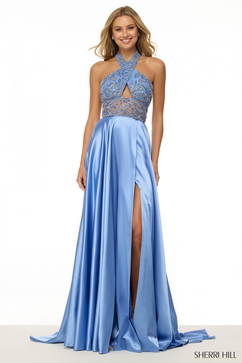Sherri Hill 57109 Periwinkle Prom Dress