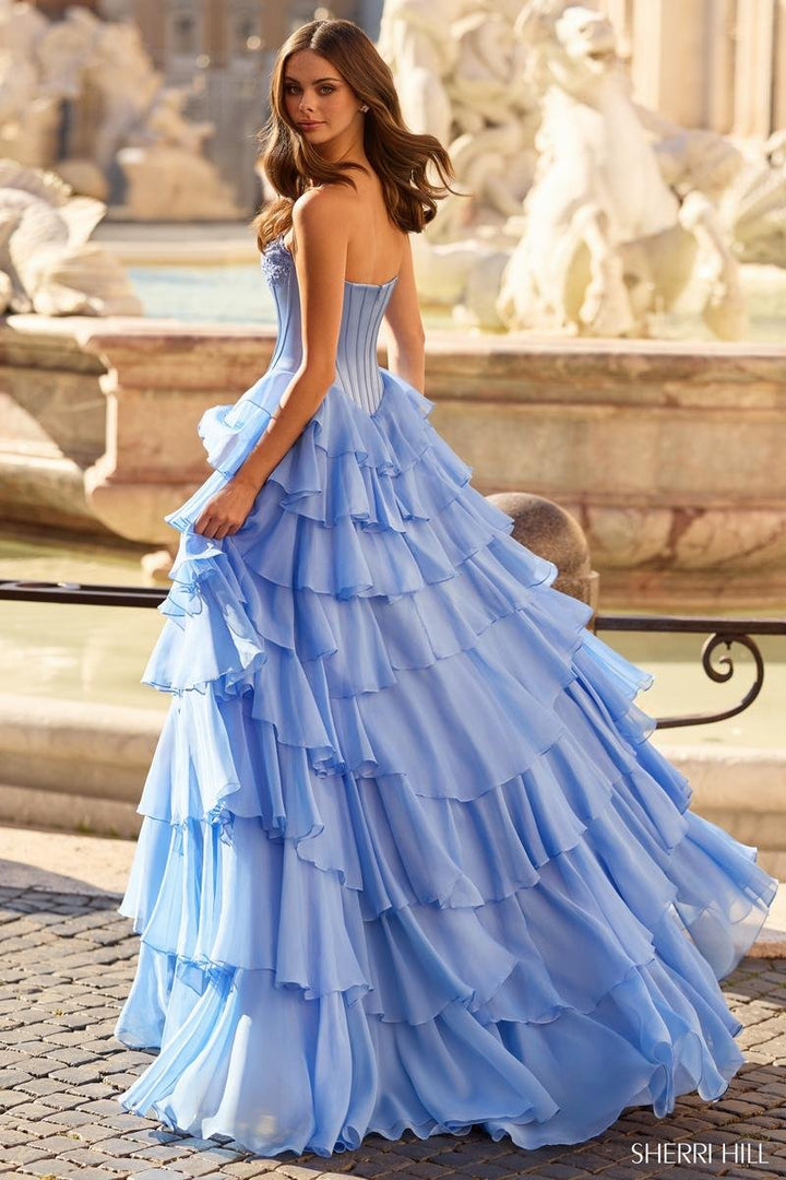 Sherri Hill 57934 Periwinkle Prom Dress