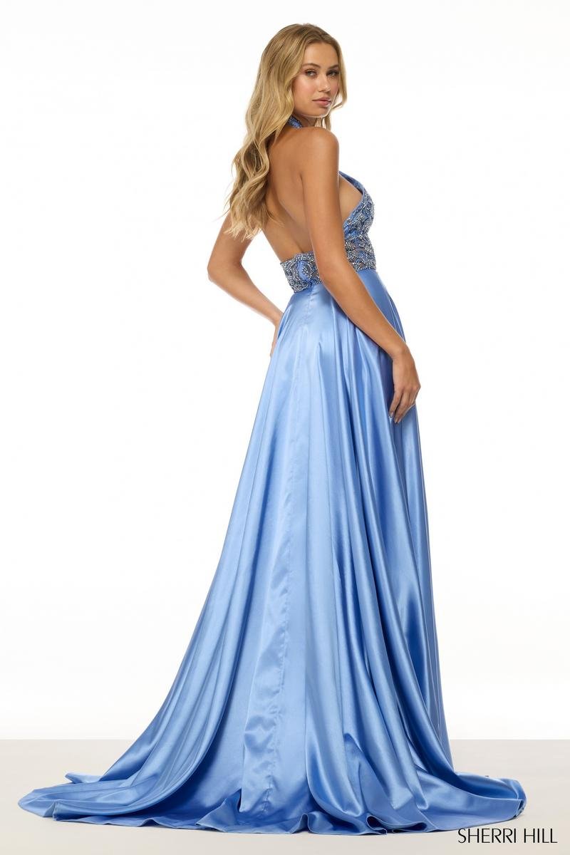 Sherri Hill 57109 Periwinkle Prom Dress