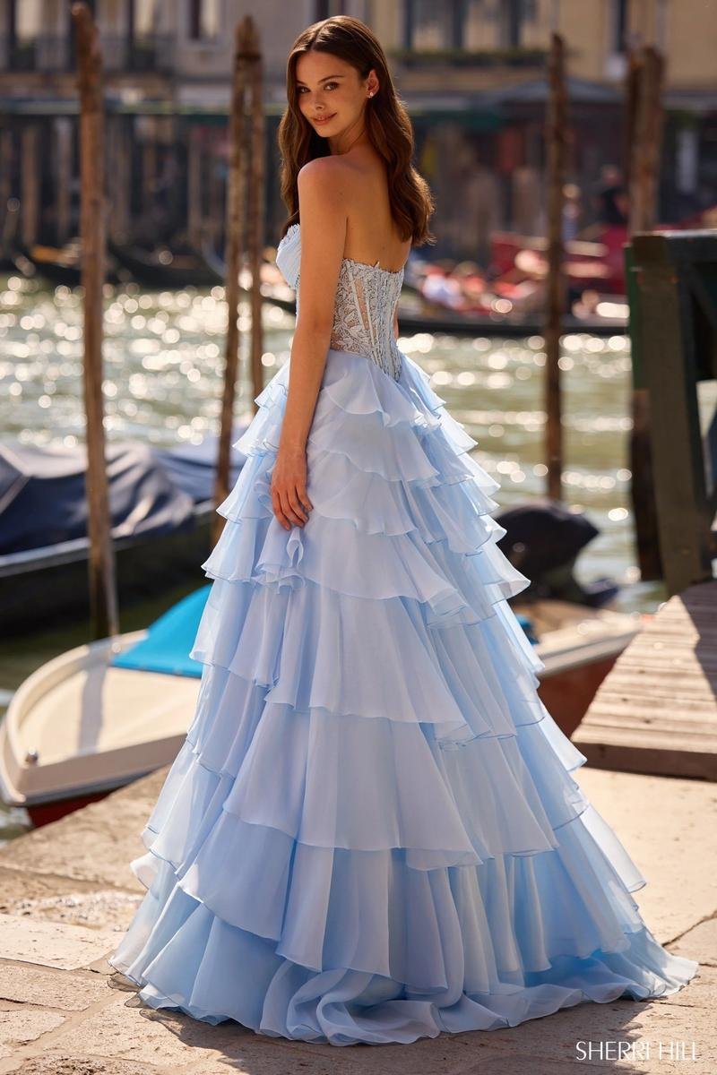 Sherri Hill 57542 Periwinkle Prom Dress