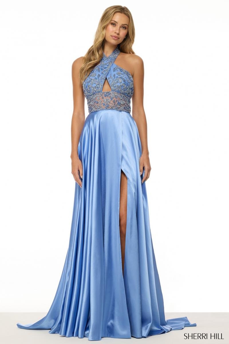 Sherri Hill 57109 Periwinkle Prom Dress