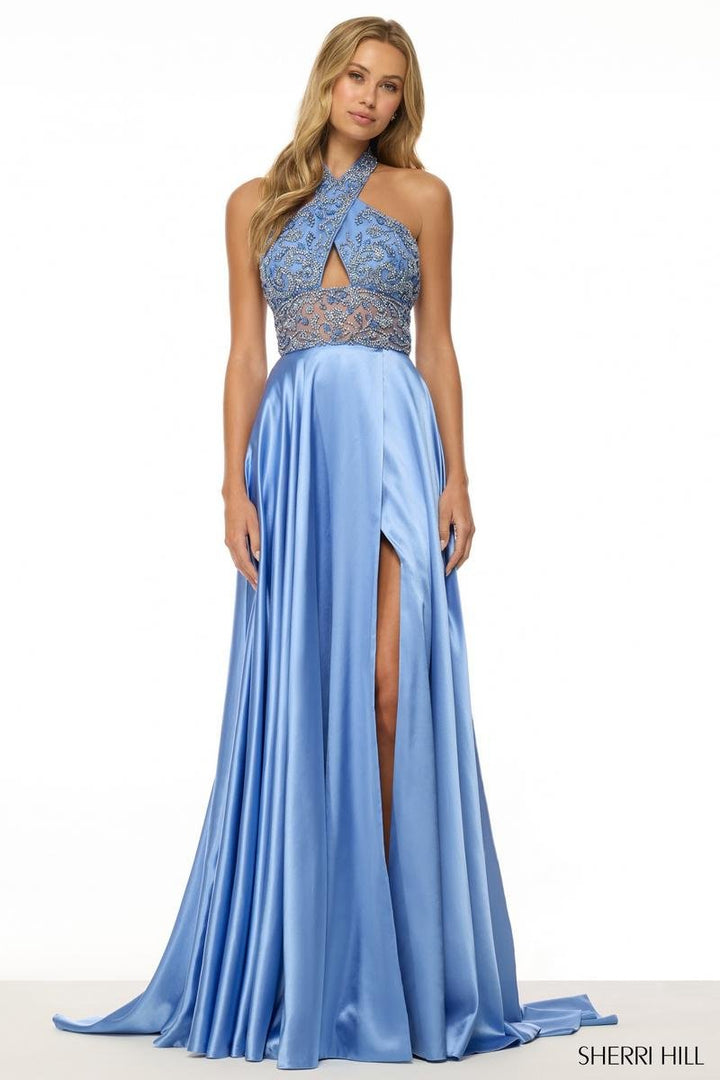 Sherri Hill 57109 Periwinkle Prom Dress