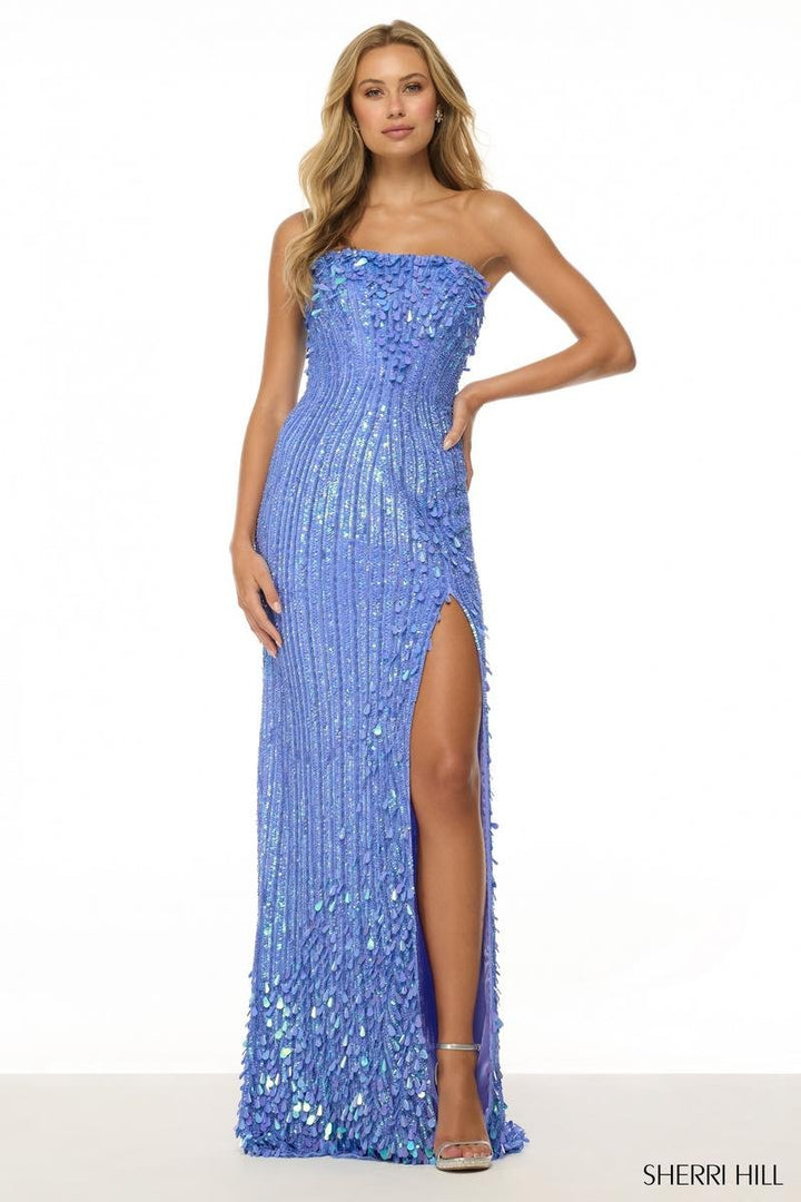 Sherri Hill 57218 Periwinkle Prom Dress