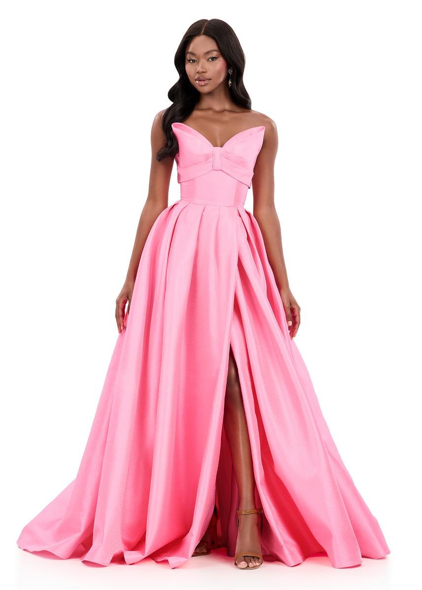 Ashley Lauren 12265 Pink Prom Dress