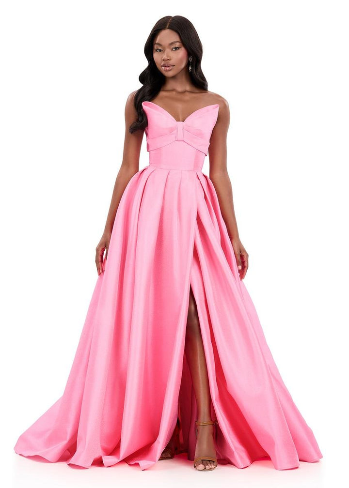 Ashley Lauren 12265 Pink Prom Dress