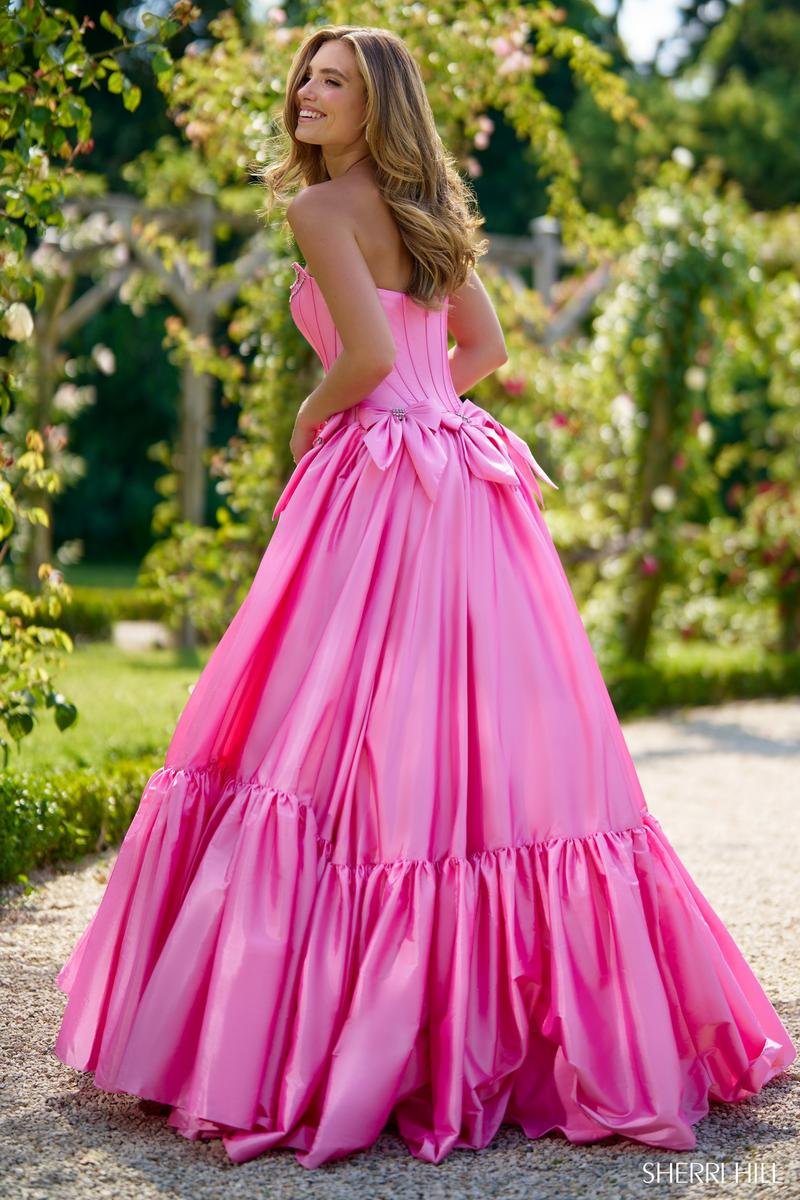 Sherri Hill 56958 Pink Prom Dress