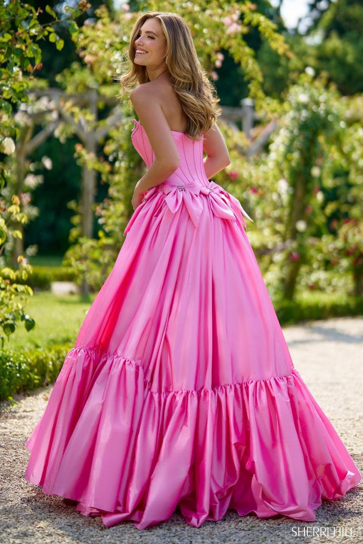 Sherri Hill 56958 Pink Prom Dress