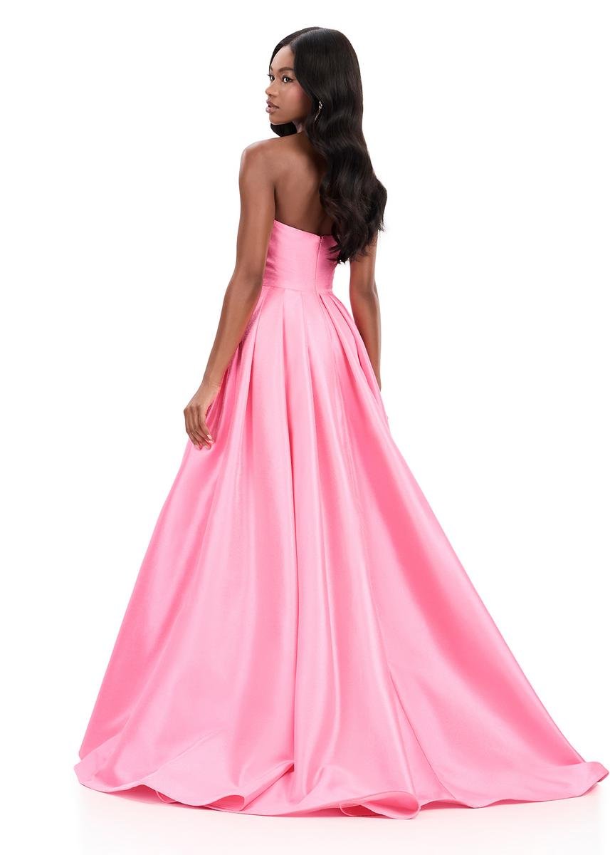 Ashley Lauren 12265 Pink Prom Dress