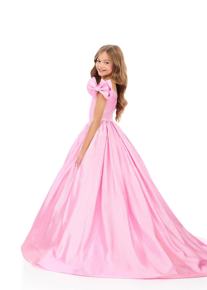 Ashley Lauren 8349 Pink Prom Dress