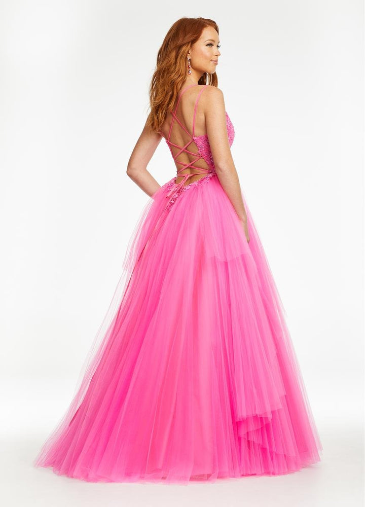Ashley Lauren 11146 Pink Prom Dress