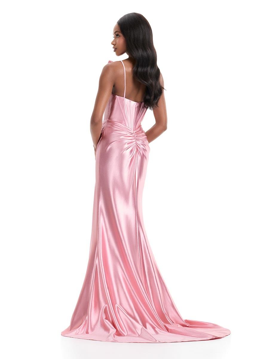 Ashley Lauren 12239 Pink Prom Dress