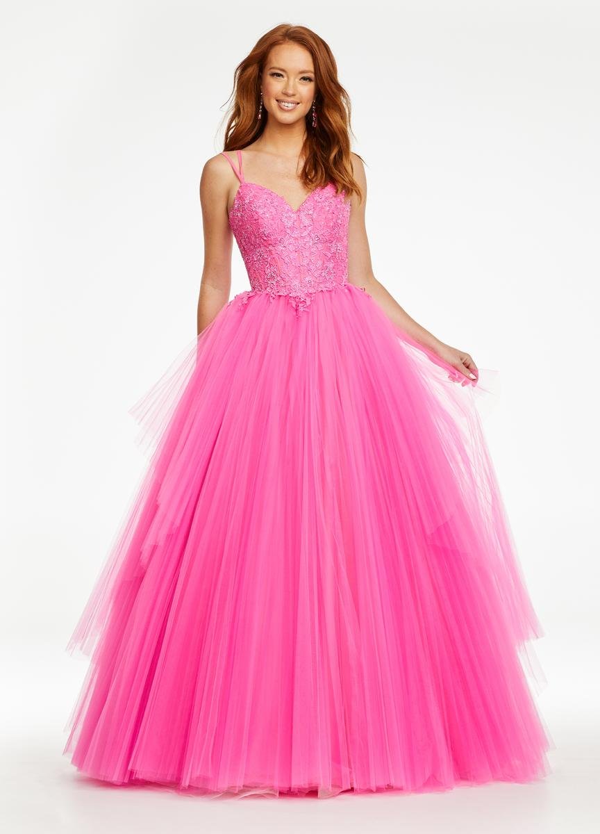 Ashley Lauren 11146 Pink Prom Dress