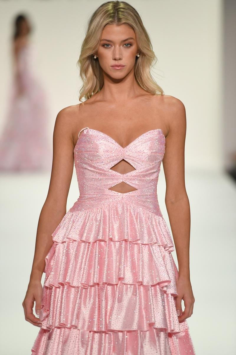 Sherri Hill 57416 Pink Prom Dress