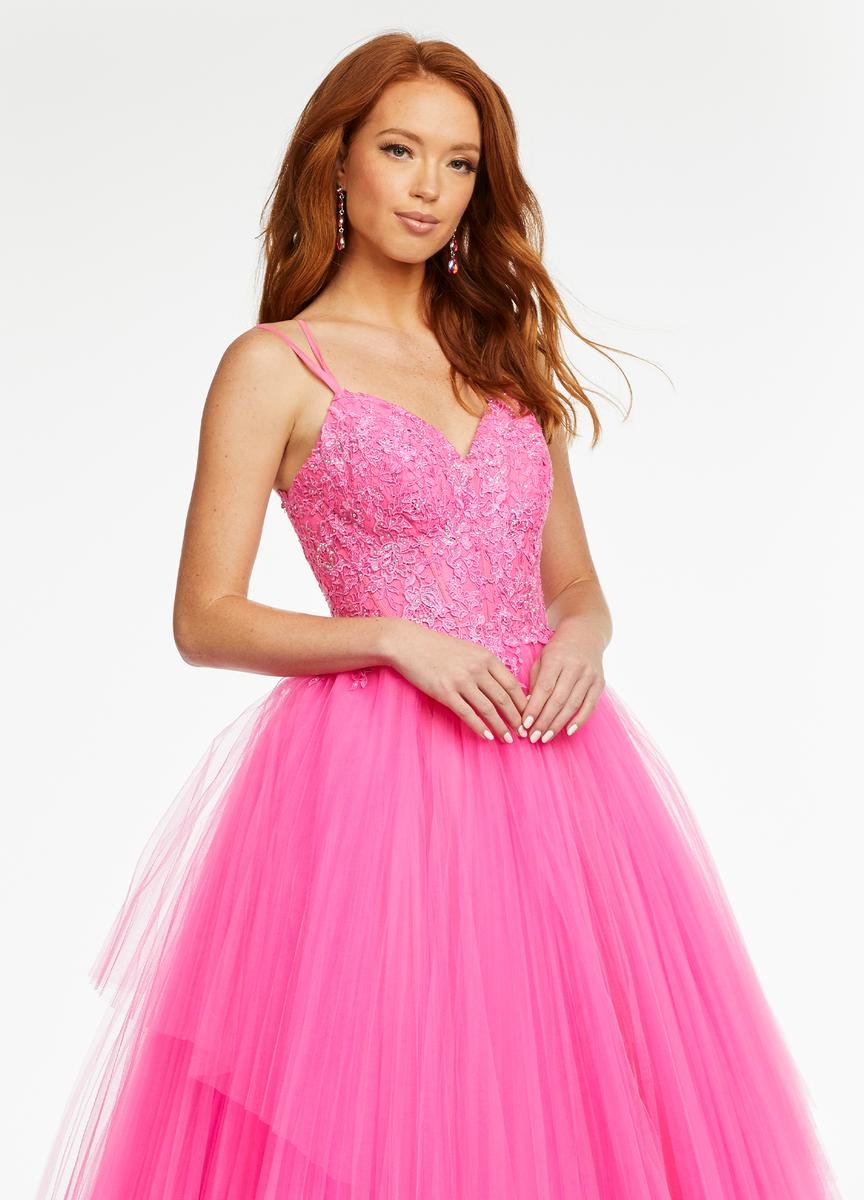 Ashley Lauren 11146 Pink Prom Dress