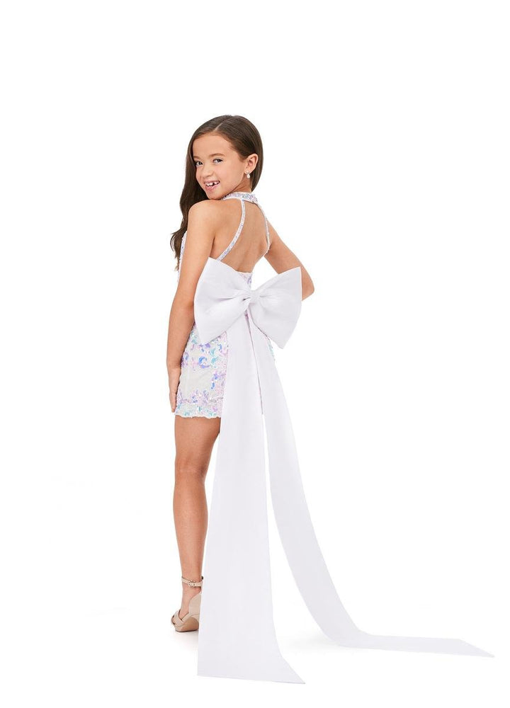 Ashley Lauren 8231 Pink Prom Dress