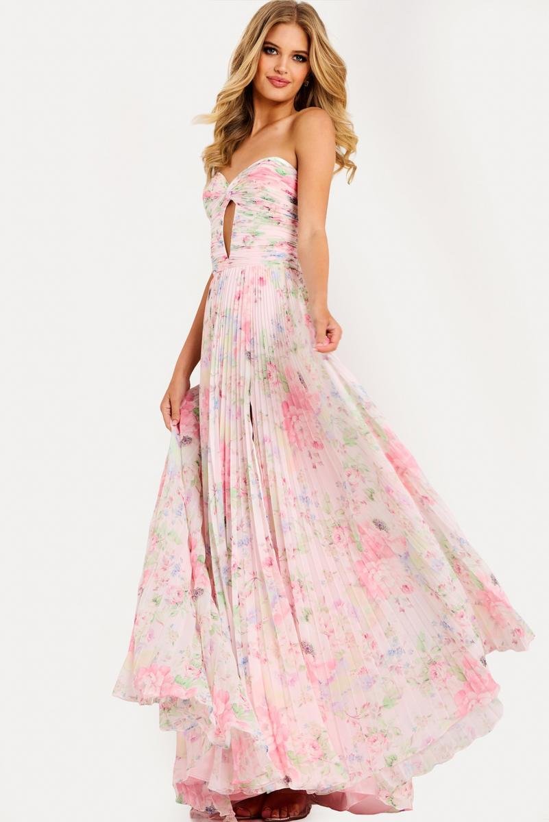 Jovani 44518 — Pink/Print