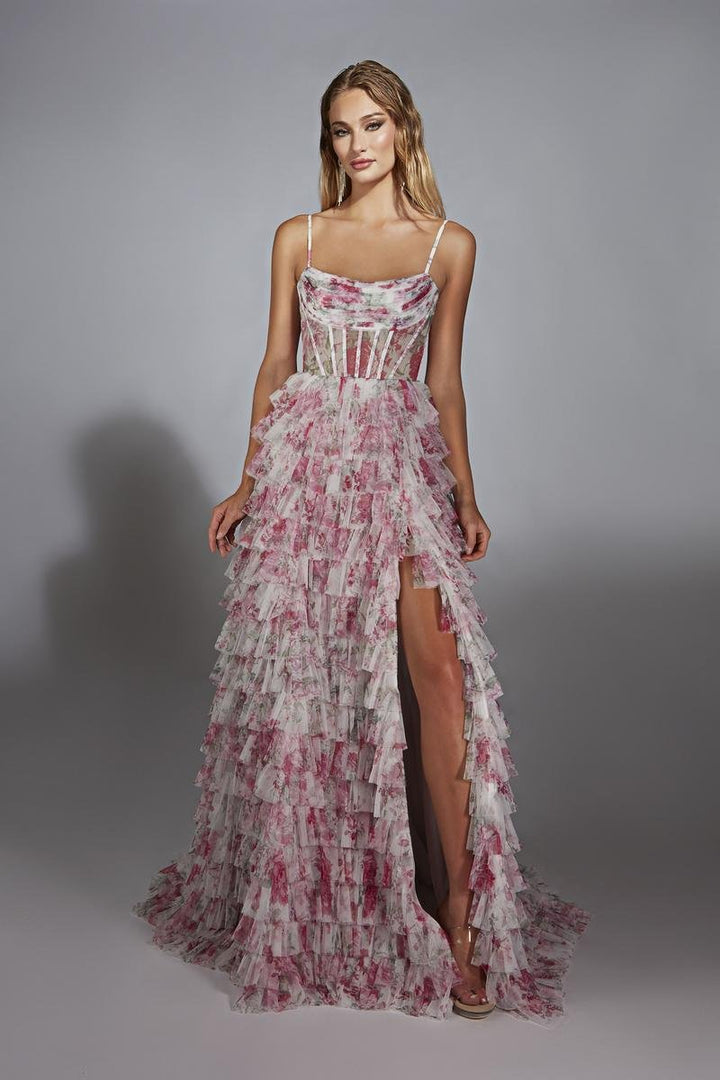 Alyce Paris 61732 — Pink/White