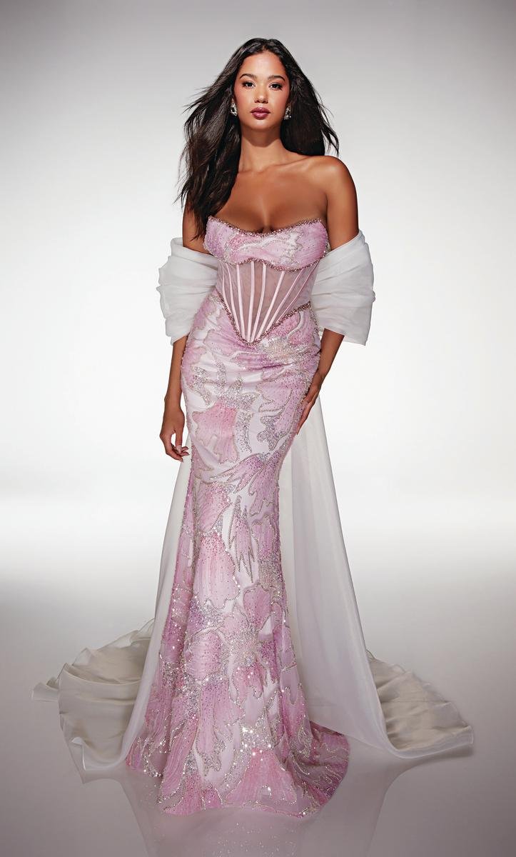Alyce Paris 62187 — Pink-White