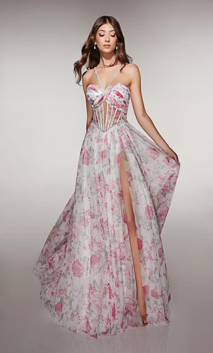 Alyce Paris 61994 — Pink-White