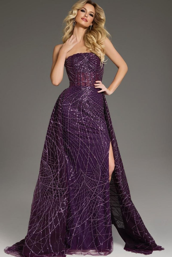Jovani 39029 — Plum