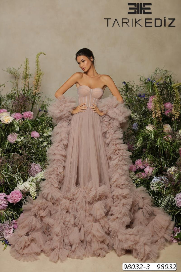Tarik Ediz 98032 Powder Prom Dress