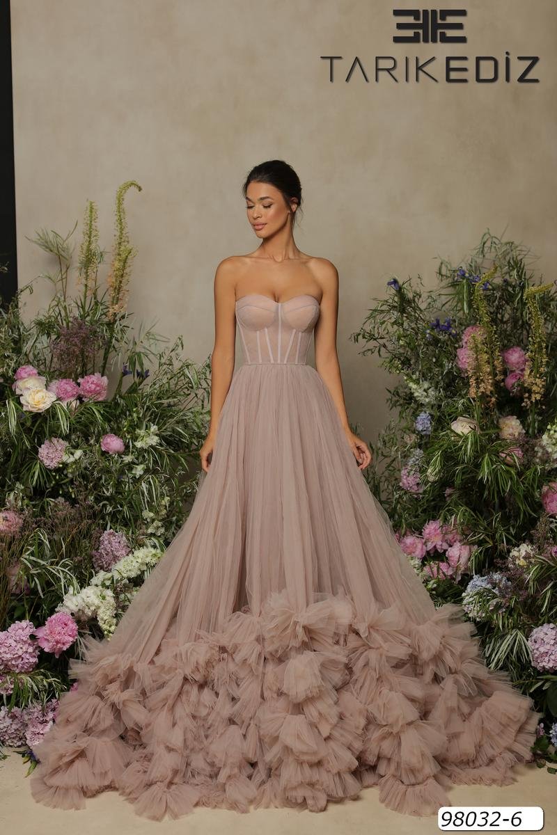 Tarik Ediz 98032 Powder Prom Dress