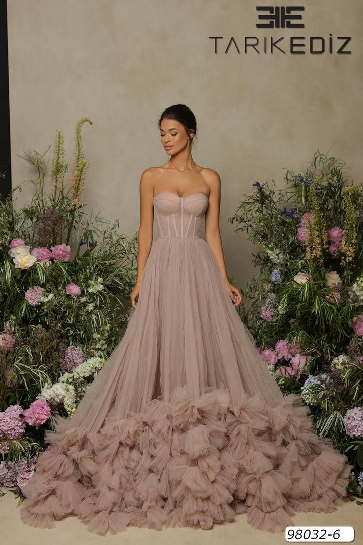 Tarik Ediz 98032 Powder Prom Dress