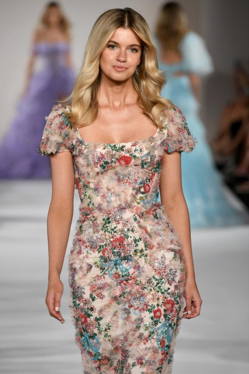 Sherri Hill 55617 Print Prom Dress